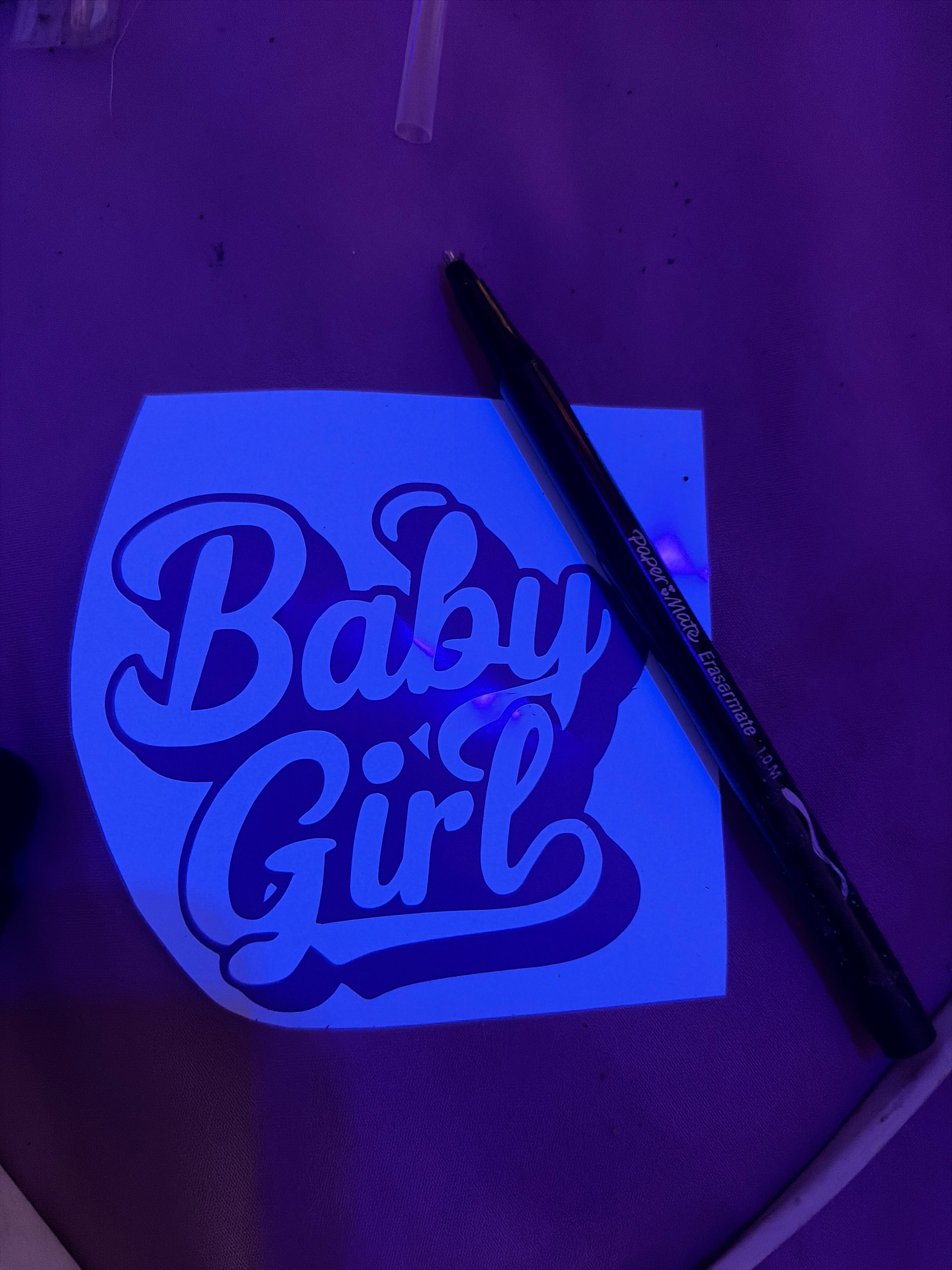 Baby girl decal sticker